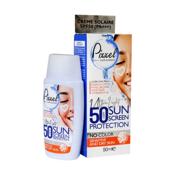 ضد آفتاب فلویید SPF50 پیکسل  پوست خشک و حساس 50 میلی لیتر